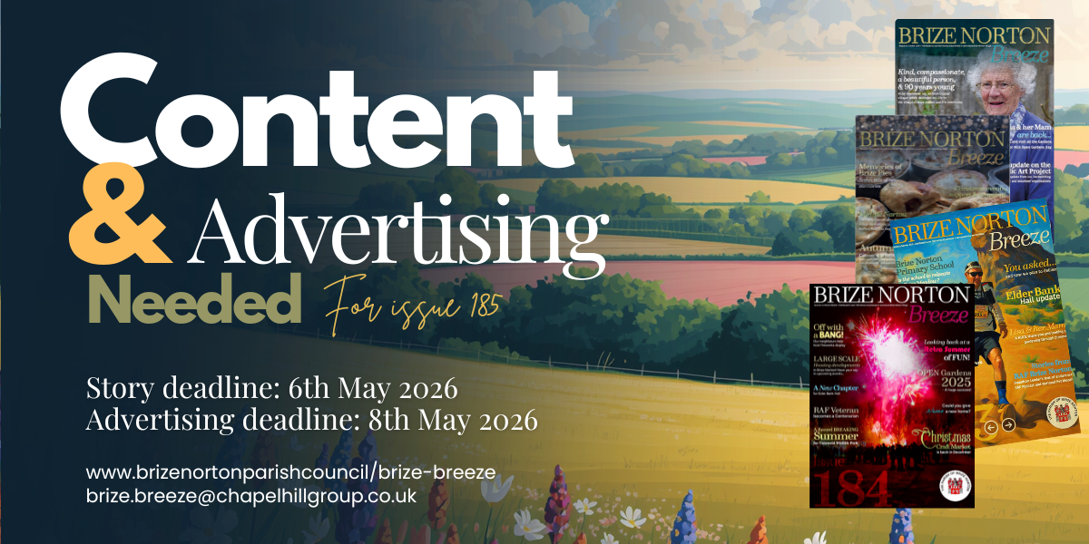 Brize Brereze Advertising Content Call - Issue 185