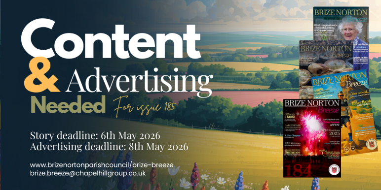 Brize Brereze Advertising Content Call - Issue 185